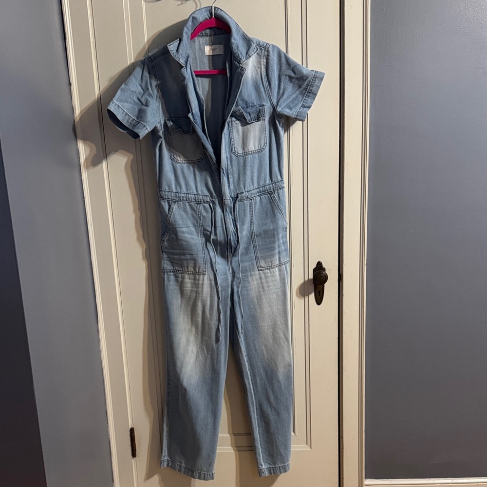 KanCan Light Blue Denim Women’s Jumpsuit